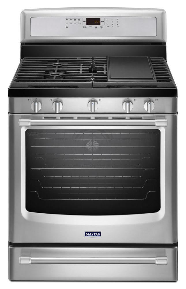 30-inch Wide Gas Range with Convection and Power Preheat - 5.8 cu. ft.