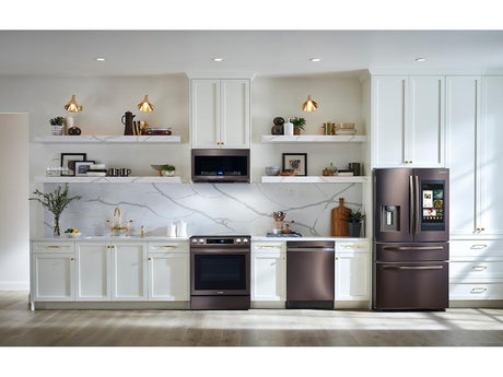 22 cu. ft. Counter Depth 4-Door French Door Refrigerator with Touch Screen Family Hub™ in Tuscan Stainless Steel