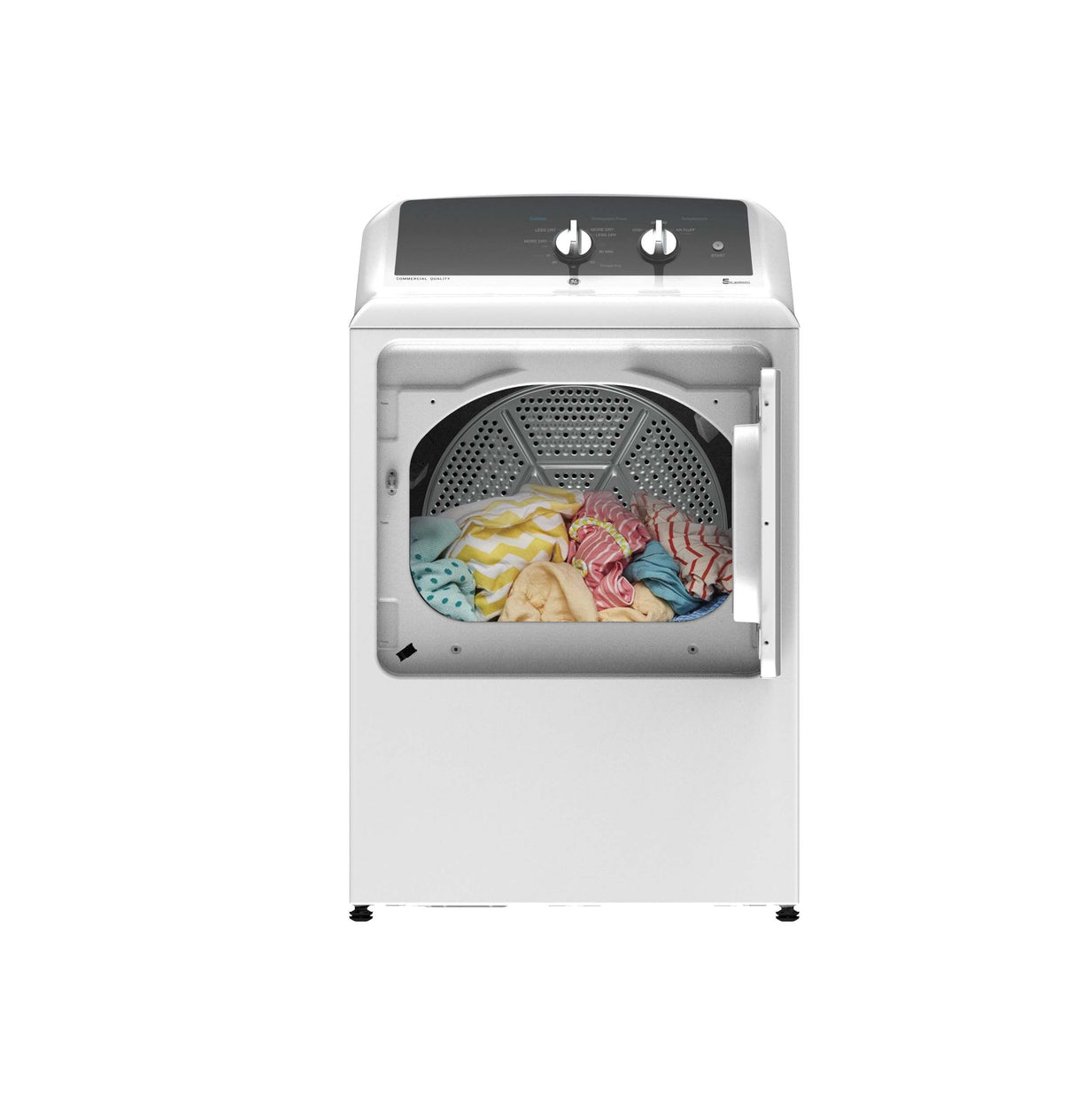 GE 6.2 cu. ft. Capacity Gas Dryer with Up To 120 ft. Venting and 5-yr Limited Warranty