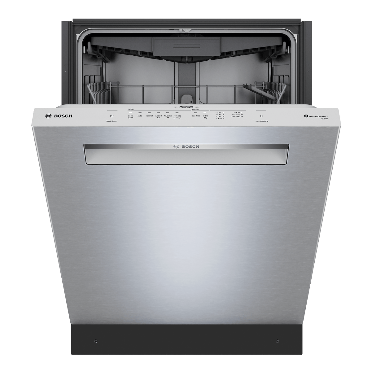 300 Series, built-under dishwasher, 24'', Brushed steel anti-fingerprint
