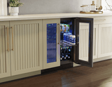 Presrv Wine & Bev Cooler, 24in UC, Panel Ready, French Door
