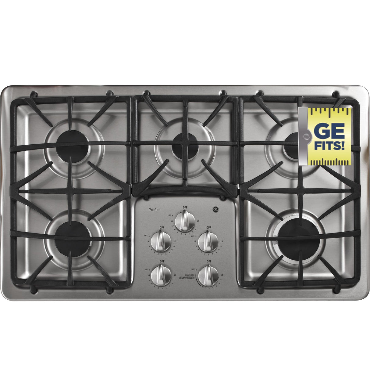 GE Profile™ Series 36" Built-In Gas Cooktop