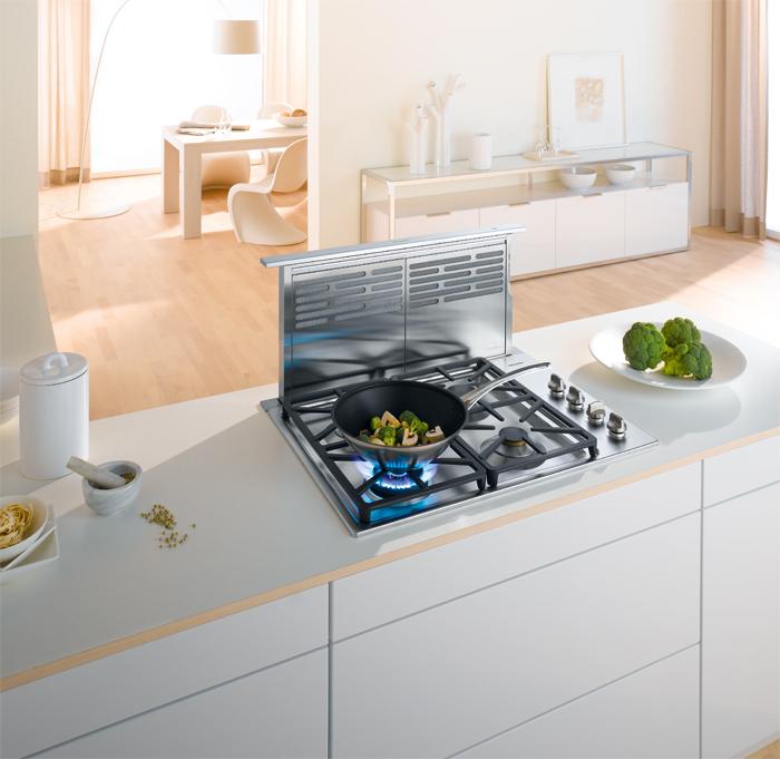 Downdraft hood