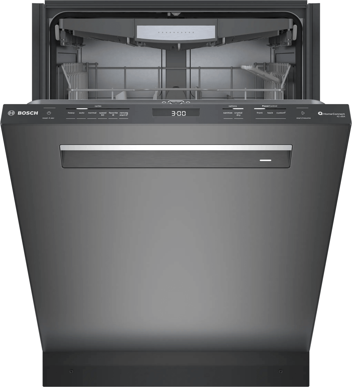 800 Series Dishwasher 24" Brushed black steel anti-fingerprint