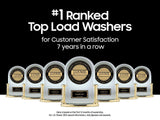4.6 cu. ft. Large Capacity Smart Top Load Washer with ActiveWave™ Agitator and Active WaterJet in White