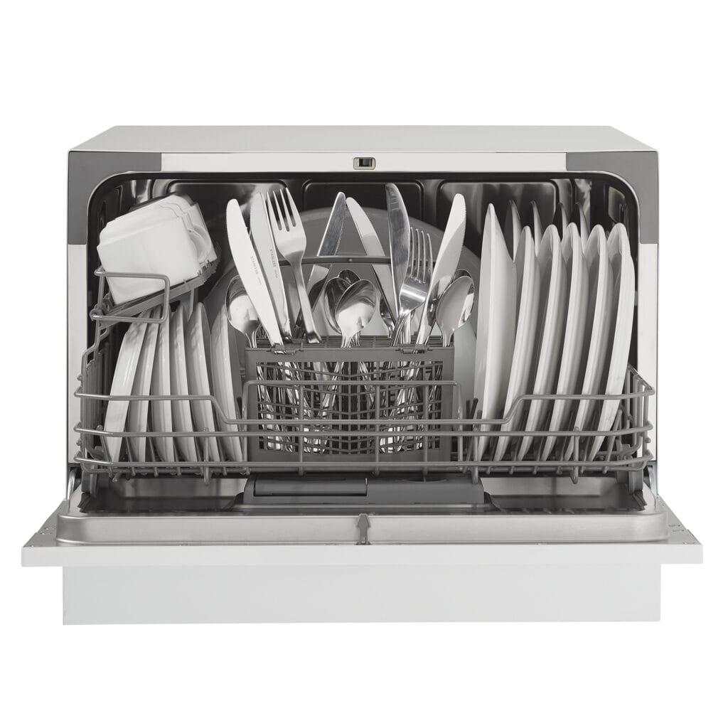 Danby 6 Place Setting Countertop Dishwasher in White