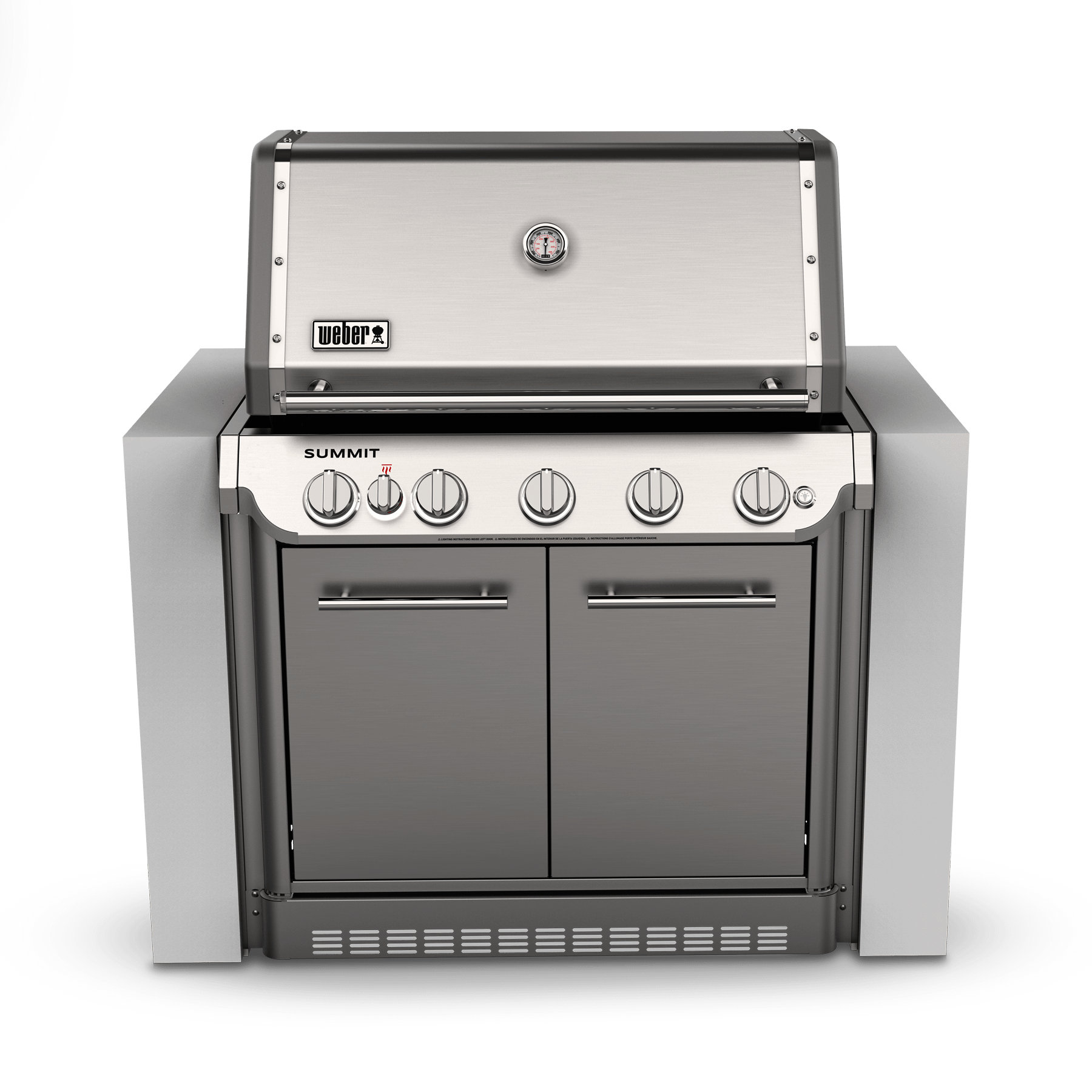 Summit® SB38 S Built-In Gas Grill (Natural Gas) - Stainless Steel