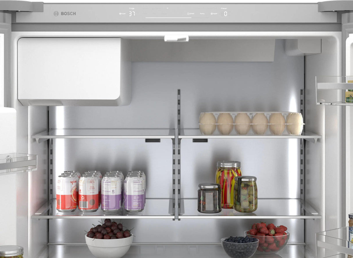 500 Series French Door Bottom Mount Refrigerator 36" Stainless steel (with anti-fingerprint), Total No Frost