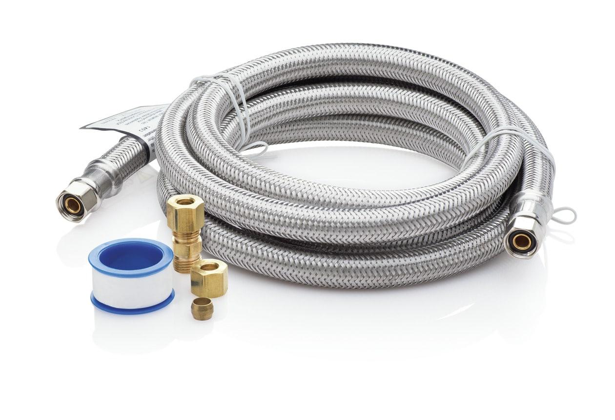 6' Stainless Steel Refrigerator Waterline Kit