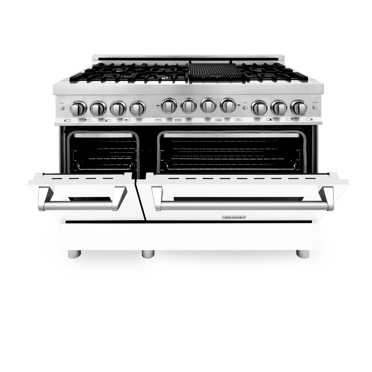 ZLINE 48" 6.0 cu. ft. Range with Gas Stove and Gas Oven in Stainless Steel (RG48) [Color: Blue Matte]