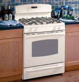 GE Profile Free-Standing Self-Clean Convection Gas on Glass Range with Warming Drawer