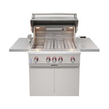 36-inch 4 Burners Built In Gas Grill On Cart With Sear/rear Infrared Burner & Rotisserie Natural Gas