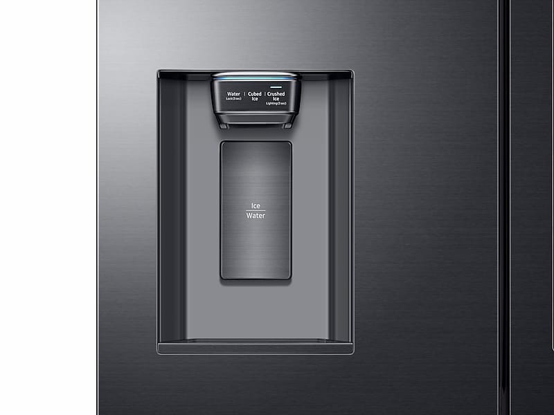 22 cu. ft. Family Hub™ Counter Depth 4-Door French Door Refrigerator in Black Stainless Steel