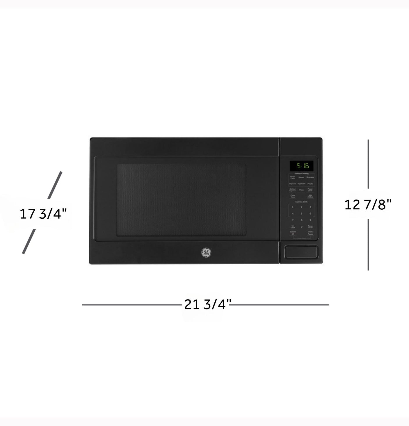 GE® 1.6 Cu. Ft. Countertop Microwave Oven