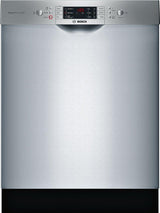 ADA 24" 800 Series Recessed Hndl, 6/5 Cycles, 3rd Rck, 44 dBA, RckMatic,15 Pl Stgs - SS