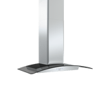 Ravenna, Wall, 30", SS+Gray Glass, ACT, LED