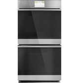 Café™ 27" Smart Double Wall Oven with Convection in Platinum Glass