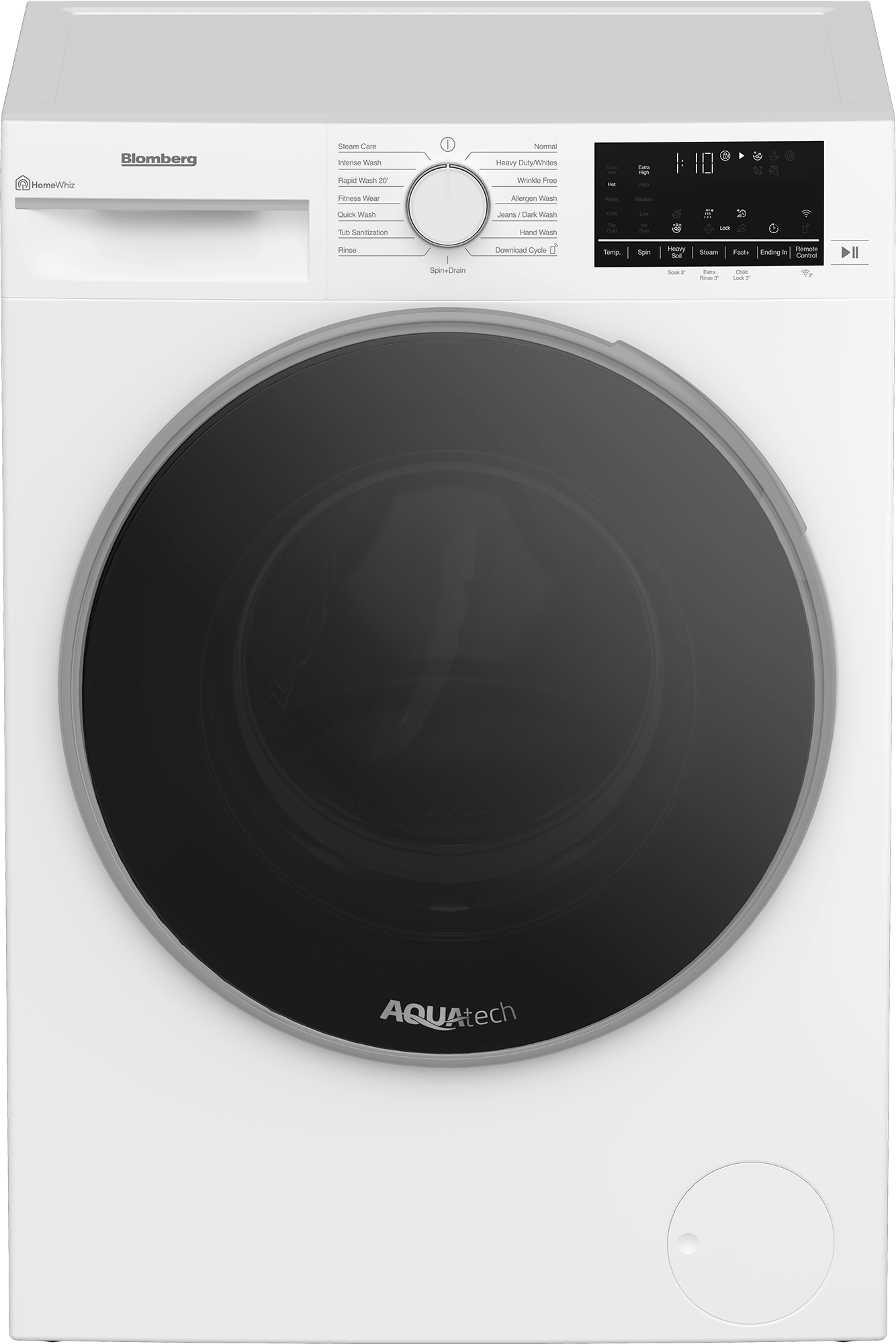 New 24in Front Load Washer white - 120V outlet req'd (pair w/ ventless dryer)