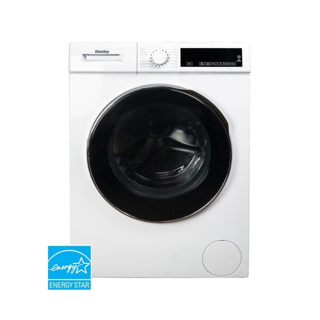 Danby 24-inch, 2.2 cu. ft. Stackable Front Load Washer with Steam in White
