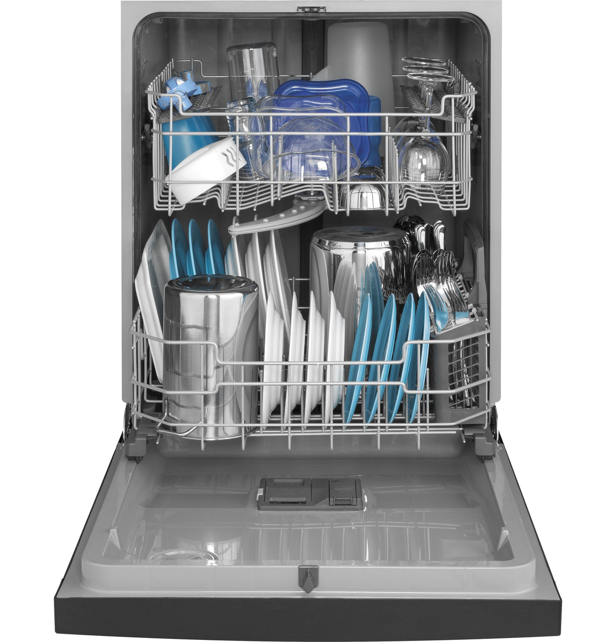 GE® Front Control with Plastic Interior Dishwasher with Sanitize Cycle & Dry Boost