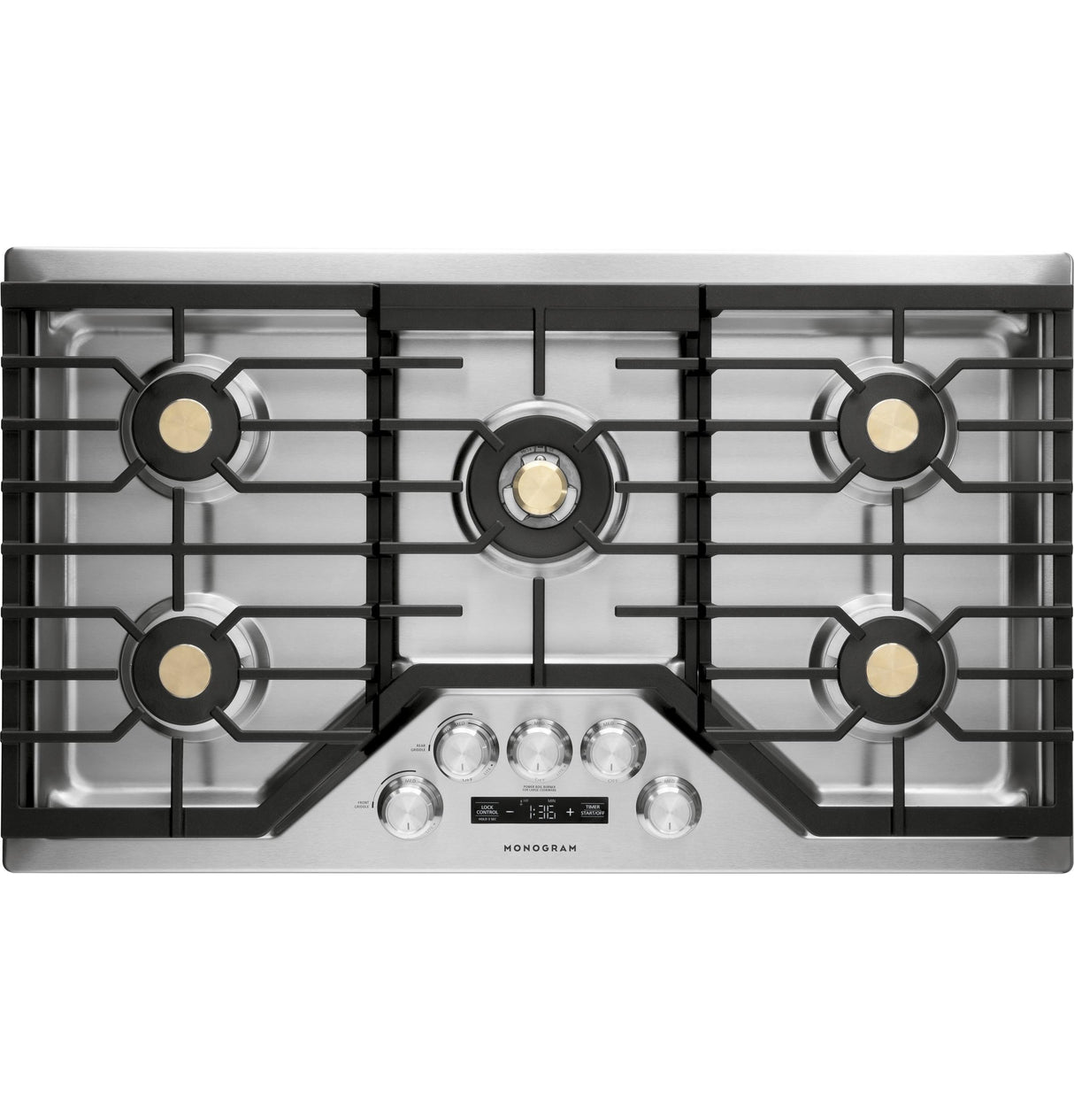 Monogram 36" Deep-Recessed Gas Cooktop
