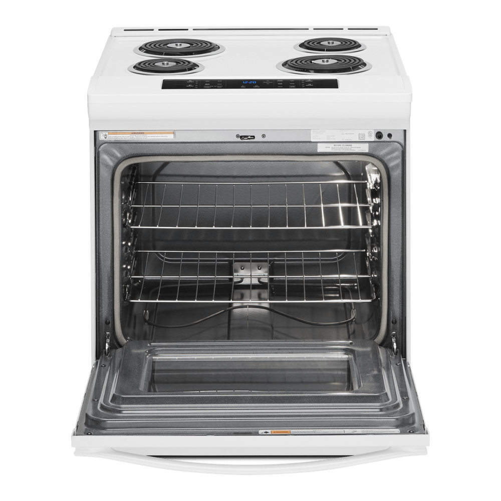 4.8 cu. ft. Guided Electric Front Control Coil Range