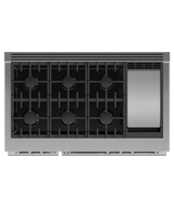 48" Series 9 Professional Dual Fuel 6 Burner with Griddle Range