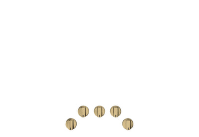 Café™ 5 Gas Cooktop Knobs - Brushed Brass
