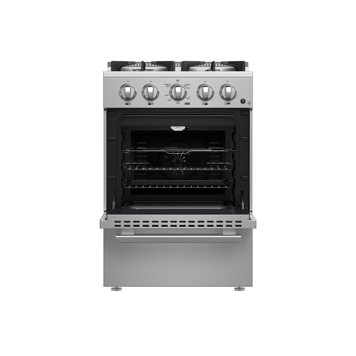 Forno Breno 24-Inch Freestanding Gas Range, Compact Design, Energy Efficient