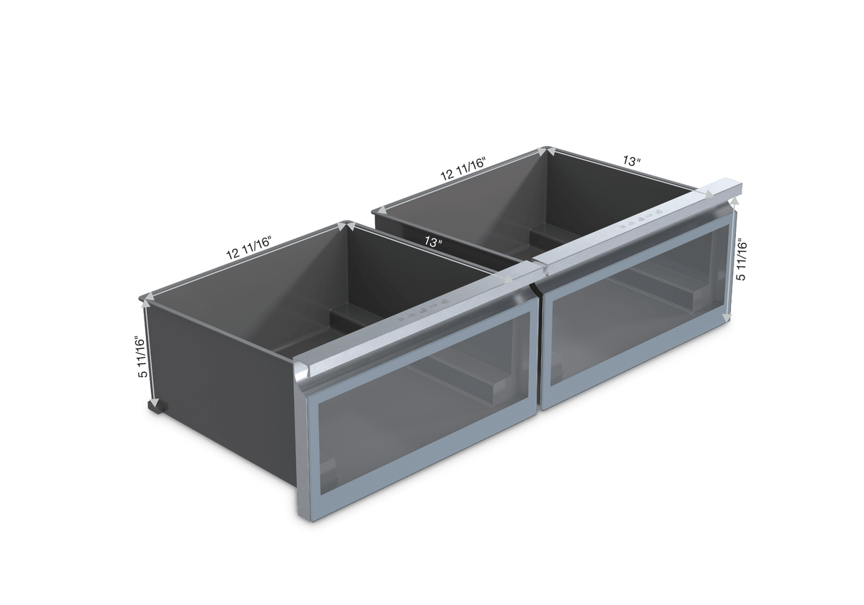 KFMC 3846 FD Compatible with furniture fronts - MasterCool FrenchDoor