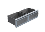 KFMC 3846 L Compatible with furniture fronts - MasterCool™ fridge-freezer