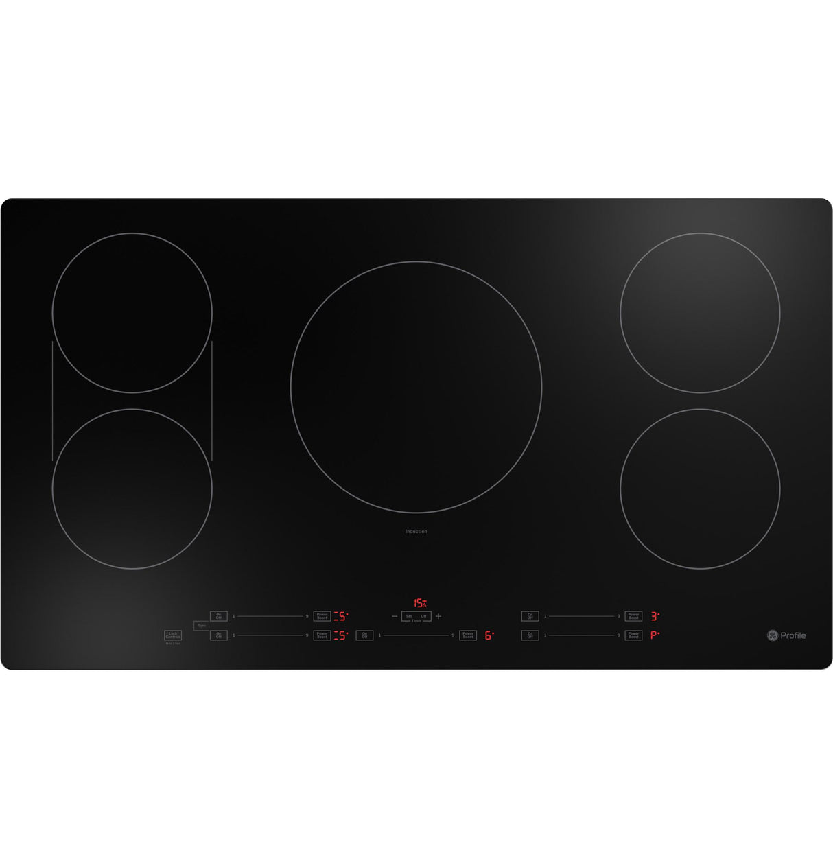 GE Profile™ ENERGY STAR® 36" Built-In Touch Control Induction Cooktop