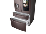 22 cu. ft. Counter Depth 4-Door French Door Refrigerator with Touch Screen Family Hub™ in Tuscan Stainless Steel