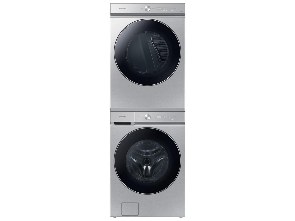 Bespoke 5.3 cu. ft. Ultra Capacity Front Load Washer with AI OptiWash™ and Auto Dispense in Silver Steel