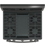 GE Profile™ 30" Free-Standing Gas Double Oven Convection Range