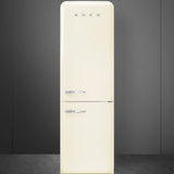 Approx 24" 50'S Style refrigerator with automatic freezer, Cream, Right hand hinge