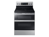 5.9 cu ft. Smart Freestanding Electric Range with Flex Duo™ & Dual Door in Stainless Steel