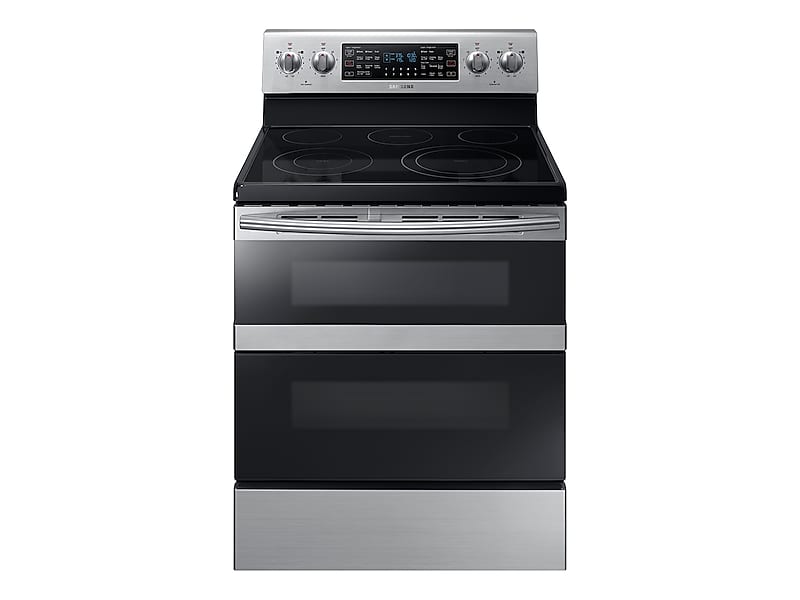 5.9 cu ft. Smart Freestanding Electric Range with Flex Duo™ & Dual Door in Stainless Steel