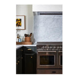 Verona VPFSEE365DSS 36 inch Prestige Series Freestanding Double Oven Electric Range with 5 Elements, 3.5 cu. ft. Total Oven Capacity, European Convection (Stainless Steel)