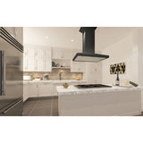 ZLINE 42" Designer Series Wooden Island Range Hood with Crown Molding (KBiCC-42)