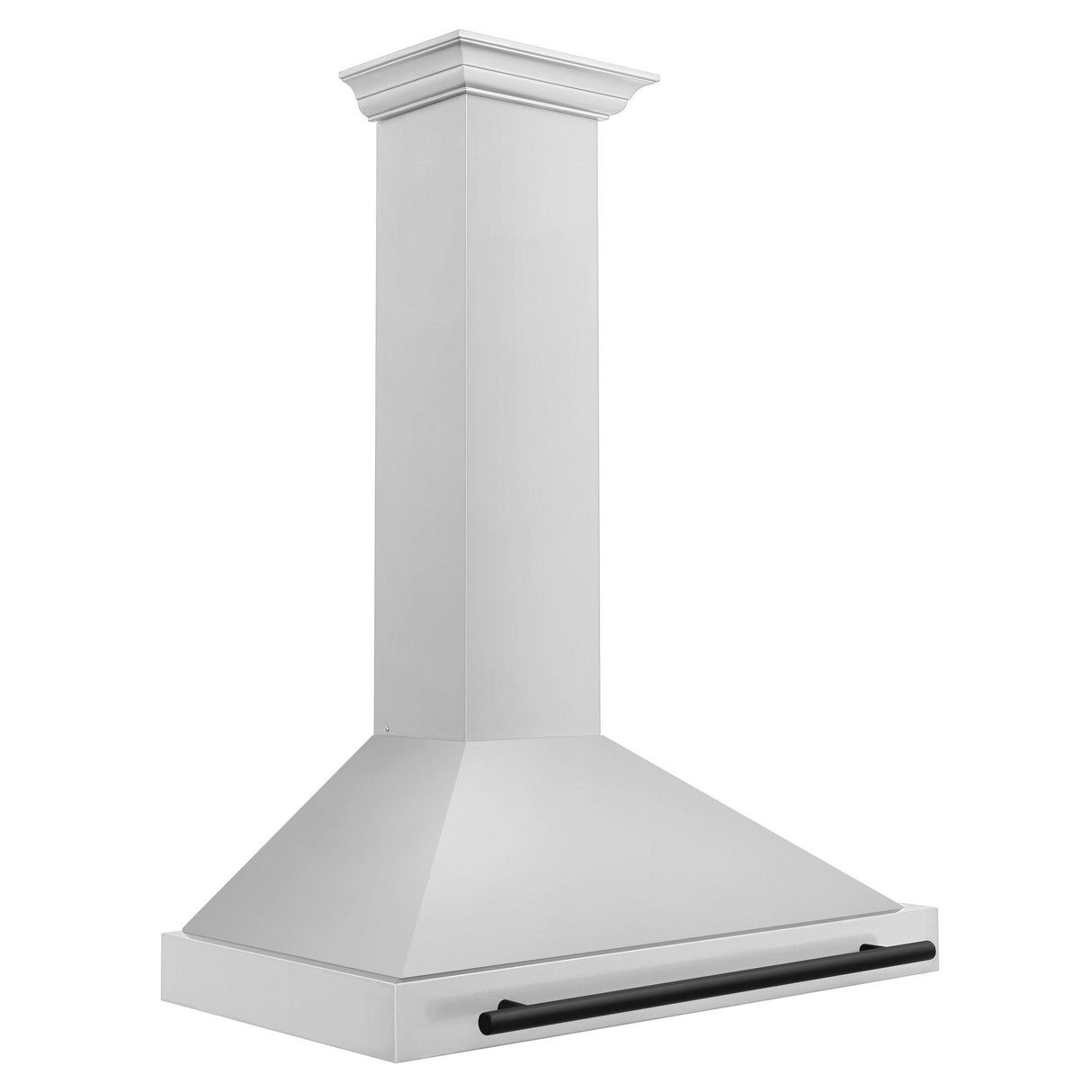 ZLINE 30 in. Autograph Edition Convertible Stainless Steel Range Hood with Stainless Steel Shell and Champagne Bronze Accents (KB4STZ-30-CB) [Color: Matte Black Accents]