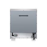 Forno Capriasca 30-Inch White Freestanding French Door Gas Range, 4 Burners, Convection Oven, Energy Efficient