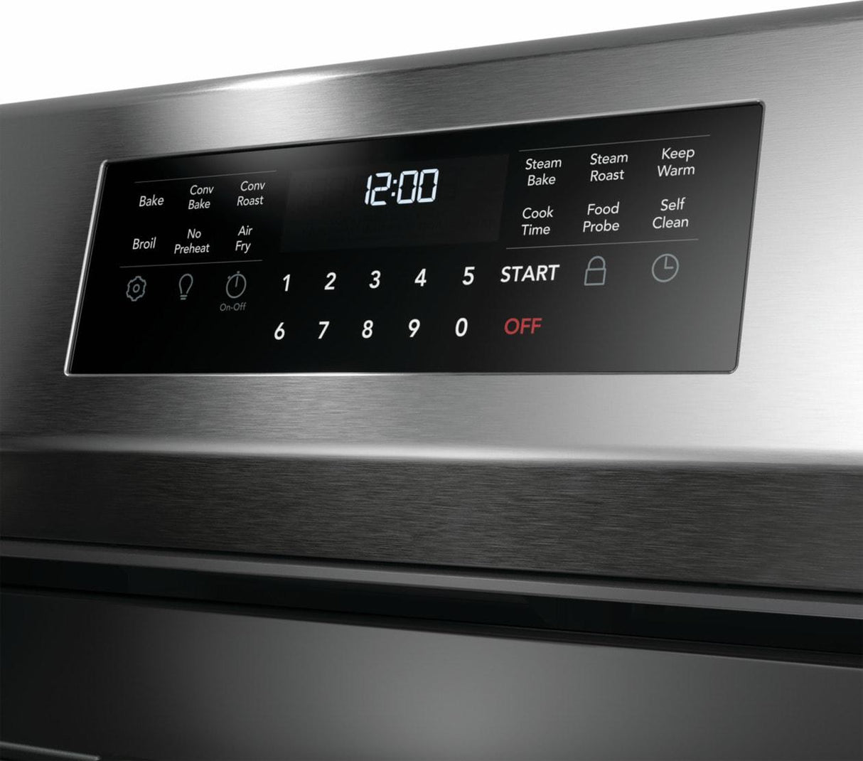 30" Rear Control Gas Range with Total Convection