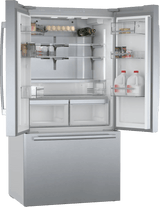 800 Series French Door Bottom Mount Refrigerator 36" Stainless steel (with anti-fingerprint)