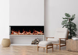 Luminex 65 LCD Electric Linear Built-in Fireplace