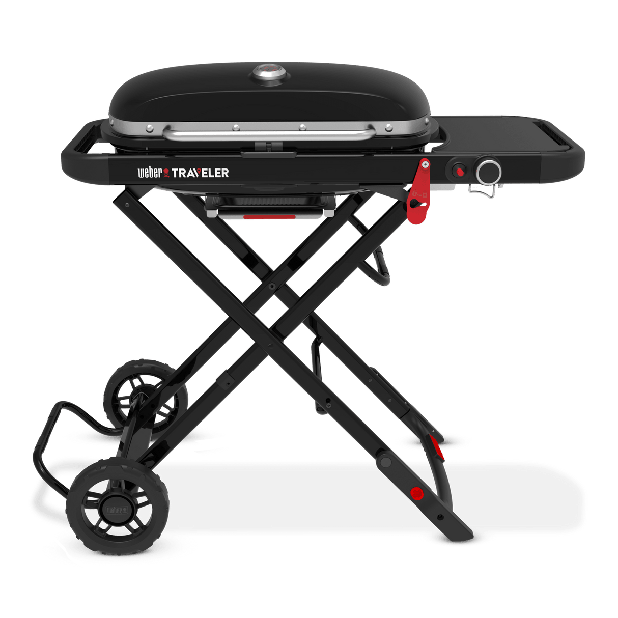 WEBER TRAVELER® Portable Gas Grill - Black