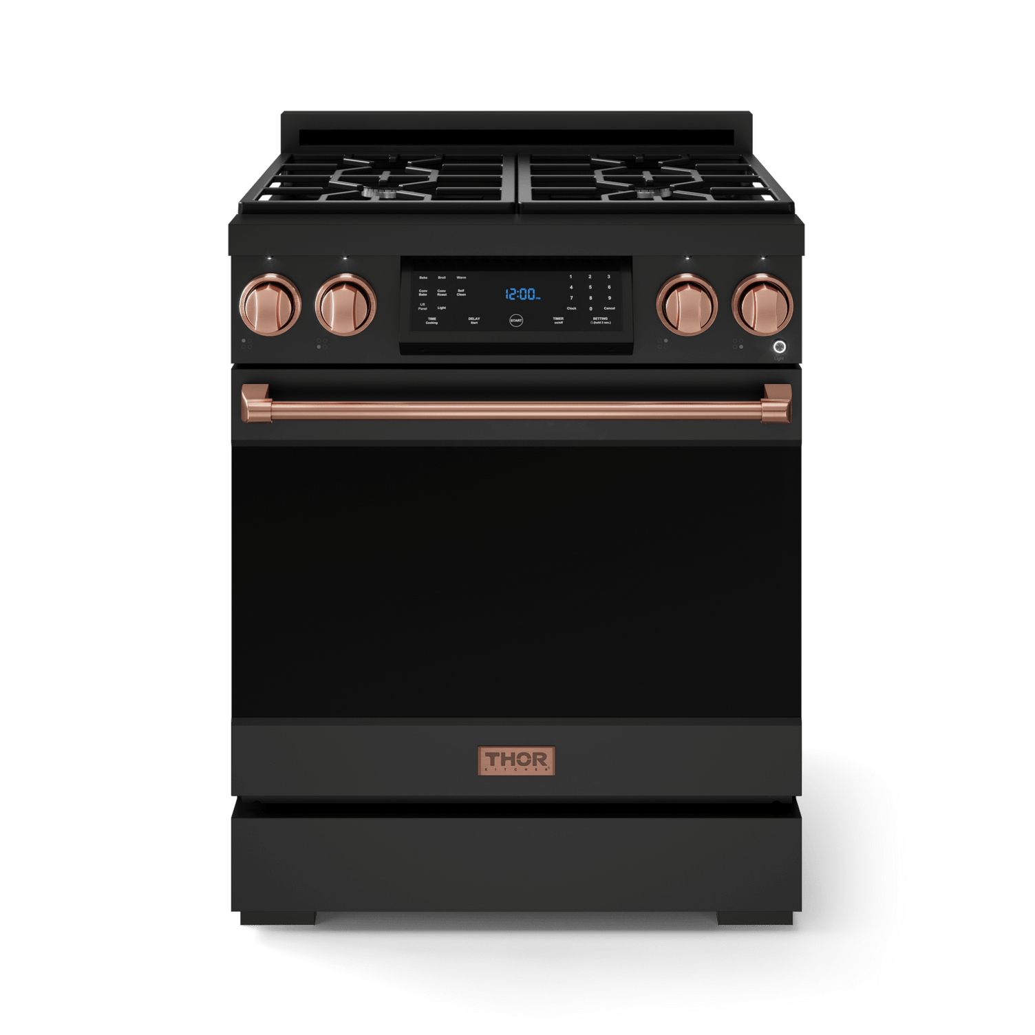 30 Inch Professional Lp Range With Tilt Panel Touch Control In Matte Black/rose Gold  Gordon Ramsay Series
