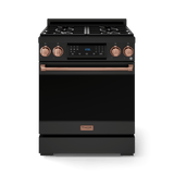 30 Inch Professional Lp Range With Tilt Panel Touch Control In Matte Black/rose Gold  Gordon Ramsay Series