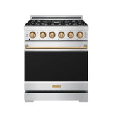 30 Inch Professional Liquid Propane With Precision Knob Control In Stainless Steel/bronze
