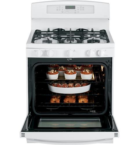 GE Profile™ Series 30" Dual-Fuel Free-Standing Range with Warming Drawer